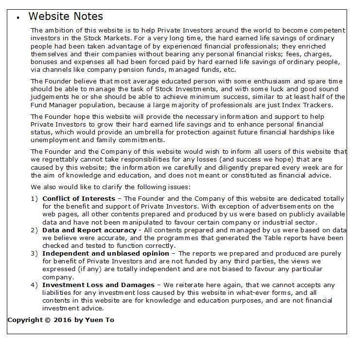 Website - Guidance Note